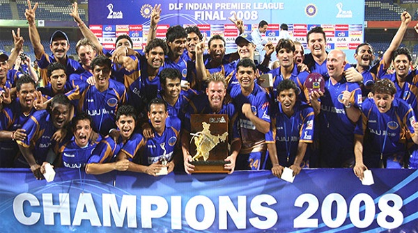 Rajasthan royals winners of 2008 Indian Premier league t20 tournament