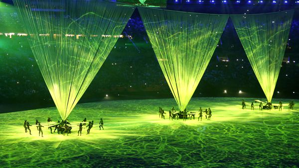 रियो ओलम्पिक : दुनिया को ग्लोबल वार्मिग से बचाने के संदेश के साथ उद्घाटन समारोह शुरू 1