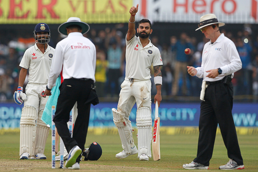 रिकार्ड्स: भारत बनाम न्यूज़ीलैण्ड, तीसरा टेस्ट पहला दिन 1