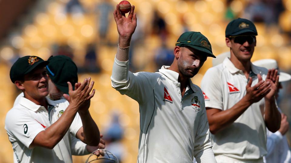 भारत के विरुद्ध ऑस्ट्रेलिया के सबसे सफ़ल गेंदबाज़ बने नाथन ल्योन 1