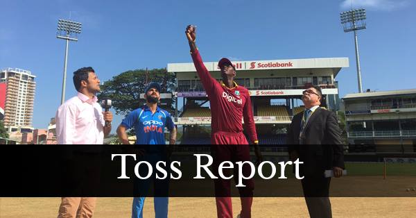 भारत बनाम वेस्टइंडीज: दूसरा वनडे: वेस्टइंडीज ने टॉस जीता पहले गेंदबाज़ी करने का फैसला किया 1
