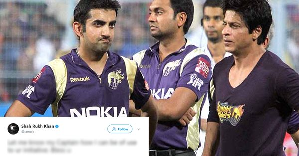 केकेआर के कप्तान गौतम गंभीर से शाहरुख खान ने माँगी मदद, बदले में गंभीर ने दिया ऐसा जवाब मिल रही है वाहवाही 7