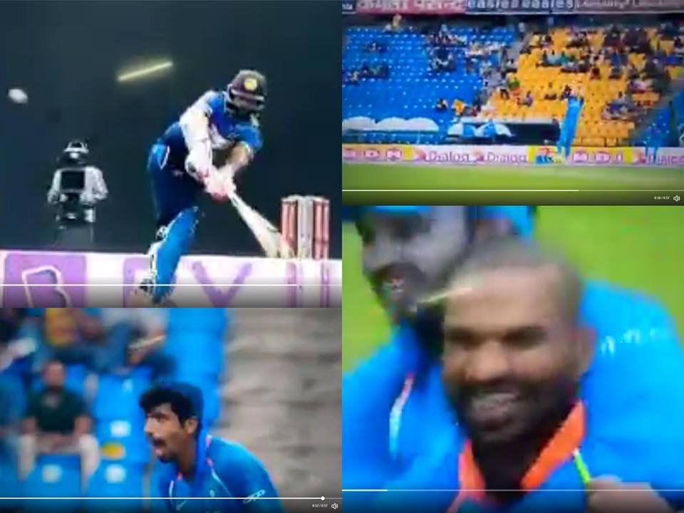 वीडियो: 7.4वें ओवर में हुआ कुछ ऐसा कि शिखर धवन की पीठ पर ही चढ़ गये केदार जाधव, नहीं रुकी राहुल की हँसी 1