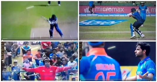 वीडियो: 8.5 वें ओवर में तेज गेंदबाज भुवनेश्वर कुमार और फिल्ड अम्पायर के बीच हुई झड़प, लग सकता है एक मैच का प्रतिबन्ध 1