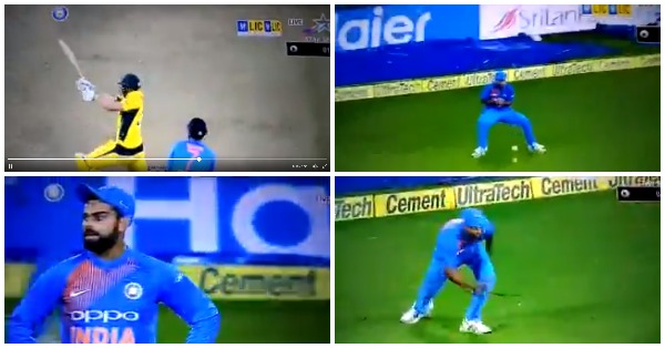 VIDEO: 14.6वें ओवर में भुवी कर गये कुछ ऐसा कि कप्तान विराट कोहली ने कैमरे के सामने ही दिखाया अपना गुस्सा 1