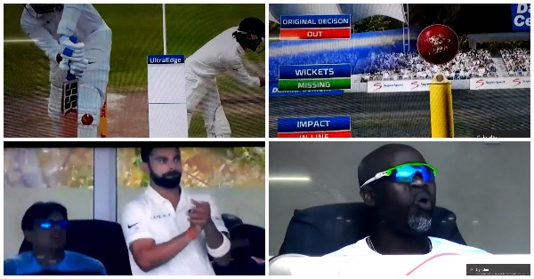 VIDEO: 2.2 ओवर के दौरान जब DRS से नॉट आउट हुए मुरली विजय तो ड्रेसिंग रूम से विराट कोहली ने दी चौकाने वाली प्रतिक्रिया 1
