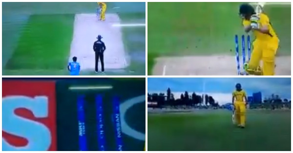 VIDEO:46.1 ओवर के दौरान,जब नागरकोटी की खतरनाक गेंद पर क्लीन बोल्ड हुआ यह कंगारु बल्लेबाज,देख खुद ही हो गया हैरान 1