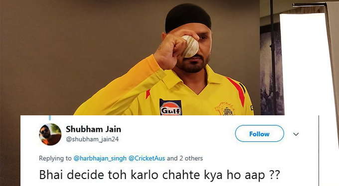 fans trolled harbhajan after unsatisfied with CA decision over smith and banckroft
