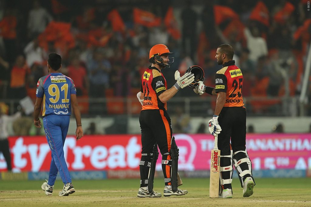 SRH VS RR- राजस्थान रॉयल्स पर धमाकेदार जीत के बाद सनराईजर्स के कप्तान विलियम्सन ने गेंदबाजों या धवन को नहीं बल्कि इन्हें दिया जीत का श्रेय 2