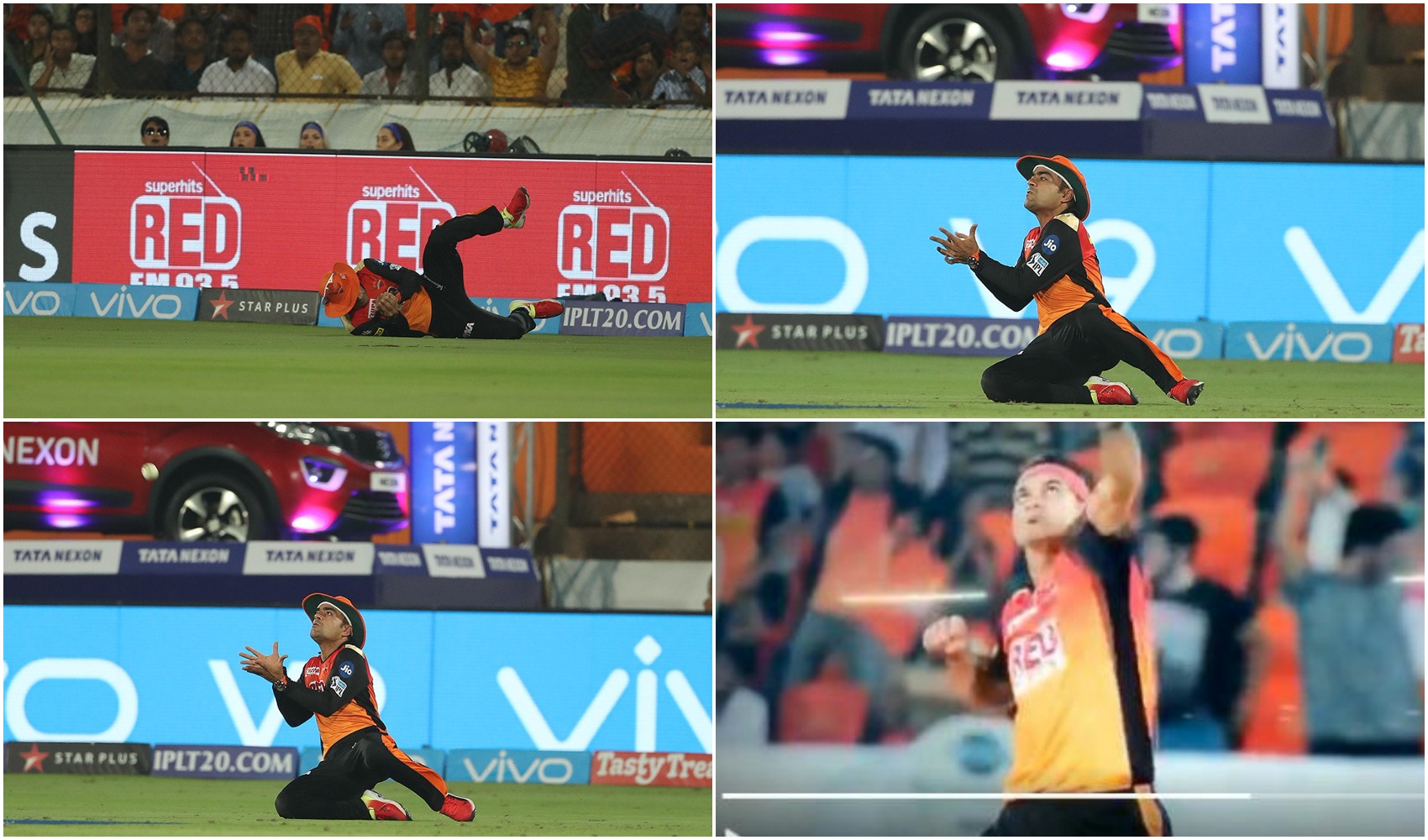 VIDEO: 6.5 ओवर पर राशिद खान ने लिया अजिंक्य रहाणे का शानदार कैच तो ये क्या कर बैठे गेंदबाज सिद्धार्थ कौल 15