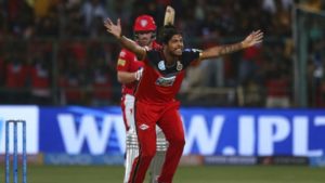 Umesh yadav make a new record by taking 3 wickets in today's match