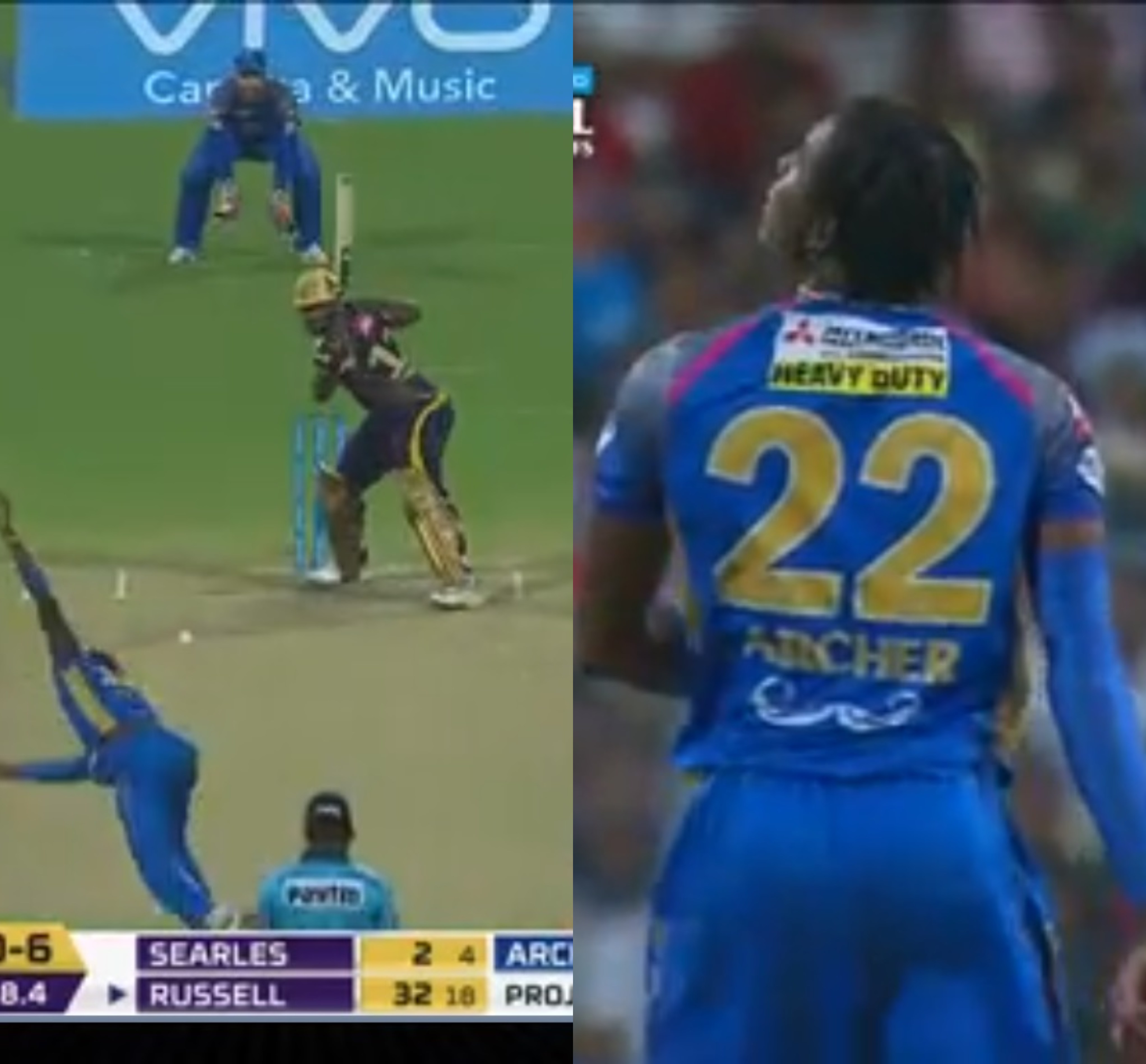 वीडियो : एलिमिनेटर मैच में आंद्रे रसेल ने जड़ा टेनिस शॉट वाला सिक्स, देख आप भी रह जायेंगे दंग 6