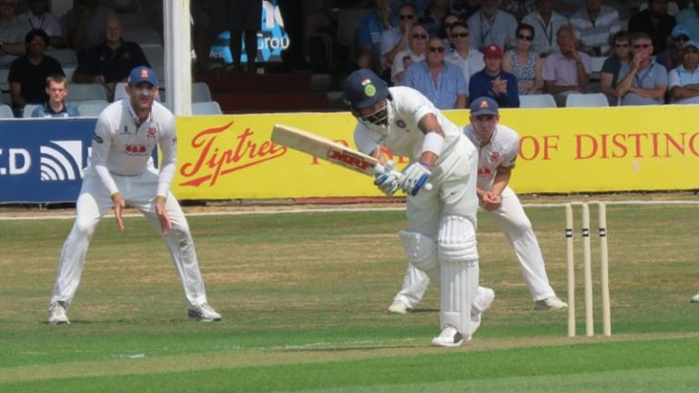 India scored 322 runs by losing six wickets on the first day against Essex