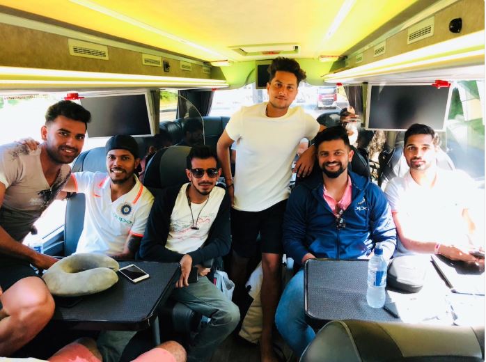 अगले टी-20 मैच के लिए कार्डिफ जाते हुए सुरेश रैना ने एक अलग अंदाज़ में शेयर की फोटो 1