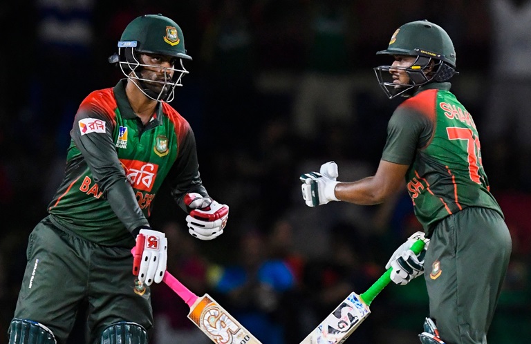 बारिश से बाधित मैच में बांग्लादेश ने जीत हासिल कर टी-20 सीरीज की अपने नाम 2