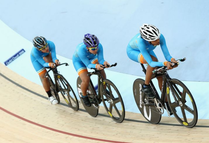Asian Games (Cycling): Women in Men's Team Sprint Competition, India
