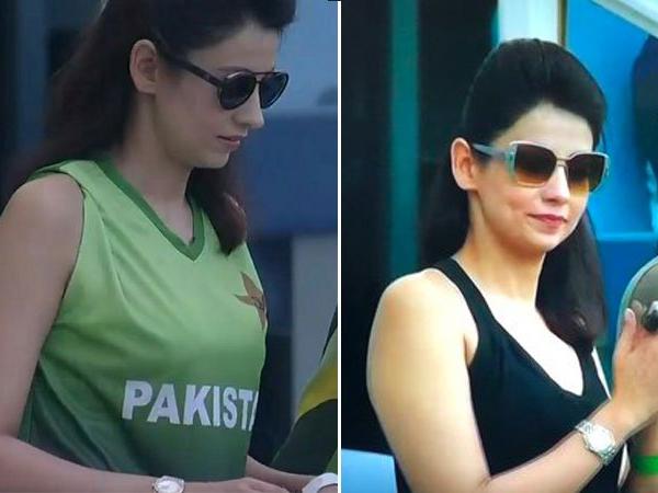 भारत का हर मैच देखने आ रही इस पाकिस्तानी समर्थक का हुआ पहचान, जाने कौन हैं ये खूबसूरत लड़की 1