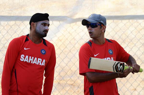 rahul dravid and harbhajan singh