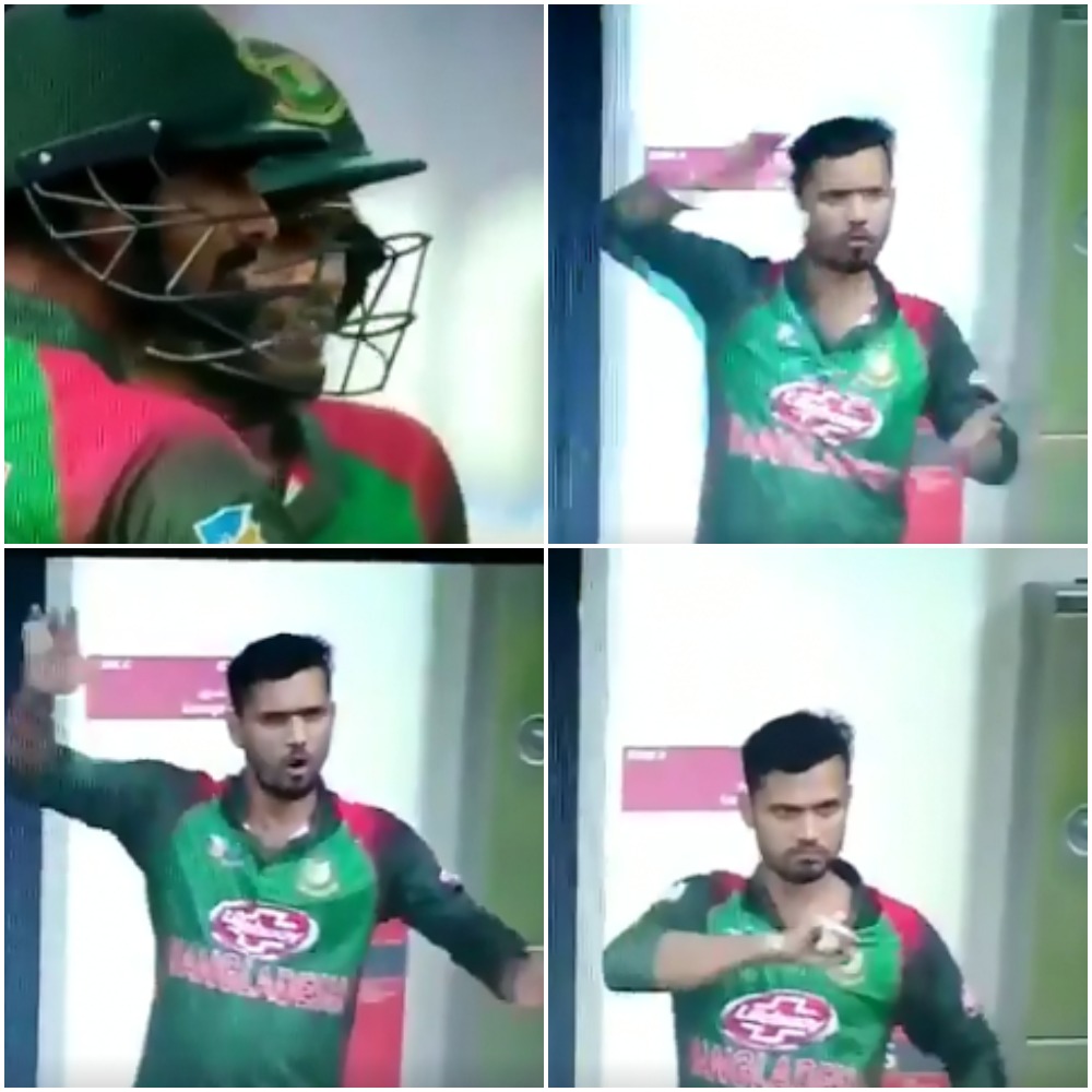 बांग्लादेश के कप्तान मशरफे मुर्तजा ने लिटन दास को अर्द्धशतक के बाद इशारे में दिया था ये मैसेज 3