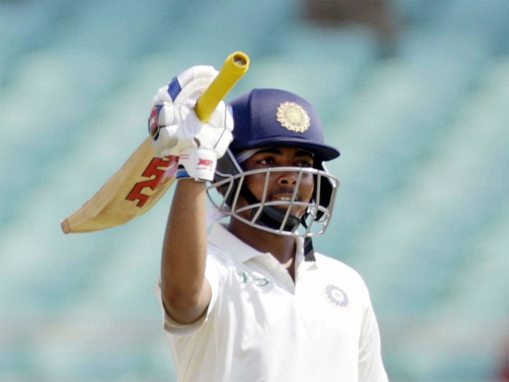 The fourth youngest batsman to score a century in debut Test