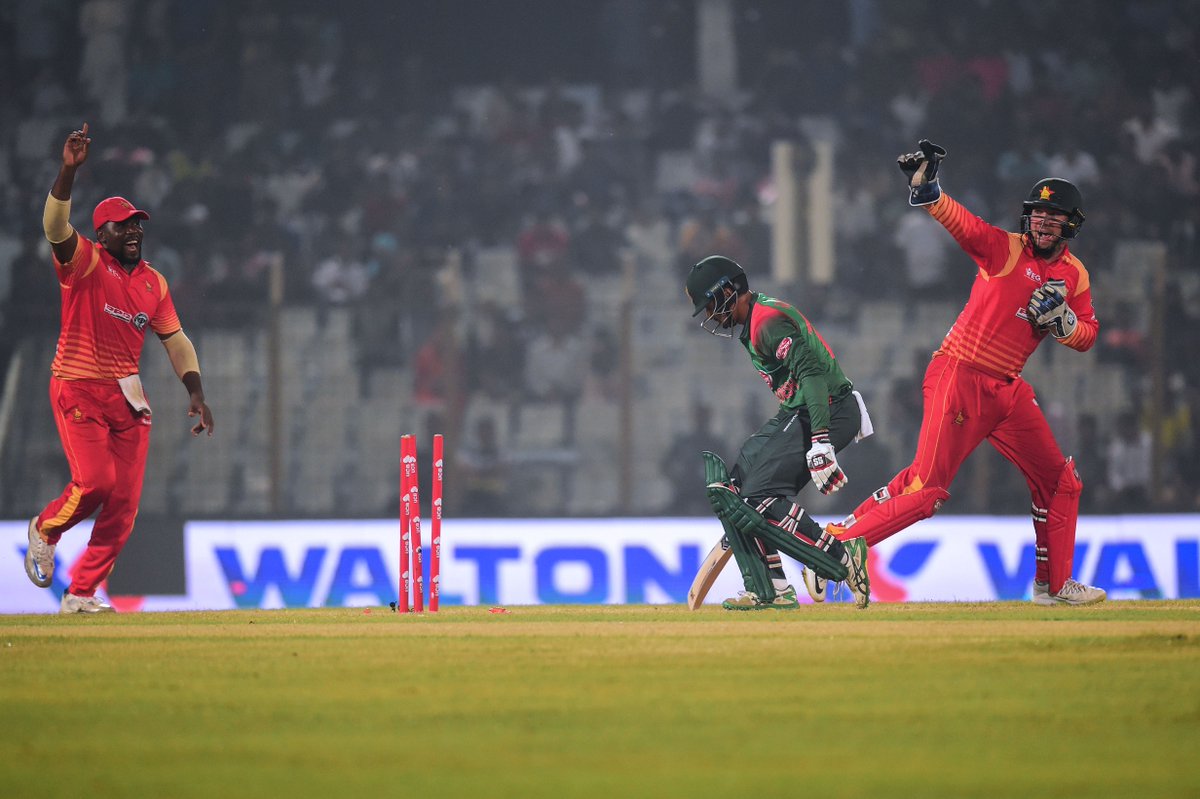 बांग्लादेश ने ज़िम्बाब्वे को हराया, हासिल की सीरीज में 2-0 की अजेय बढ़त 4