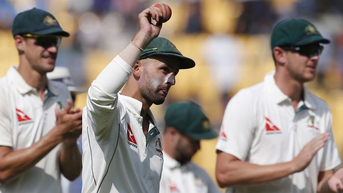 ऑस्ट्रेलिया के ऑफ स्पिन गेंदबाज नाथन लियोन ने टेस्ट क्रिकेट में बनाया ये अनोखा रिकॉर्ड 1