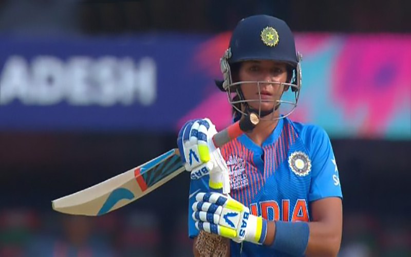 Harmanpreet became the first Indian to score a century in T20