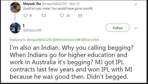 विराट कोहली और जॉनसन की लड़ाई ने लिया विकराल रूप, सोशल मीडिया पर भिड़े भारत-ऑस्ट्रेलिया के प्रशंसक 12