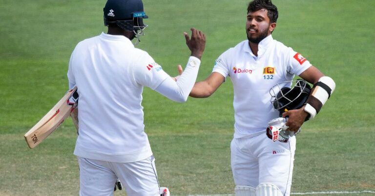 Wellington Test: Mendis, Sri Lanka from the record partnership of Mathews