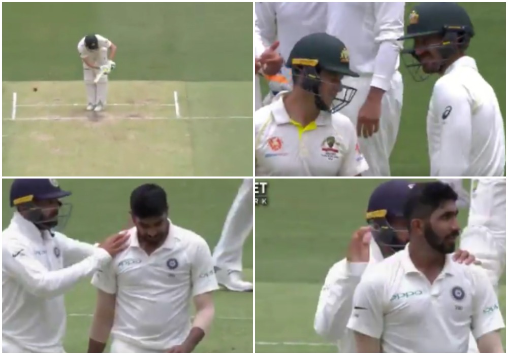 वीडियो: ऑस्ट्रेलियाई कप्तान 'टीम पेन' के साथ कल से ही चल रहा था जसप्रीत बुमराह का विवाद, फिर बुमराह ने किया कुछ ऐसा 1