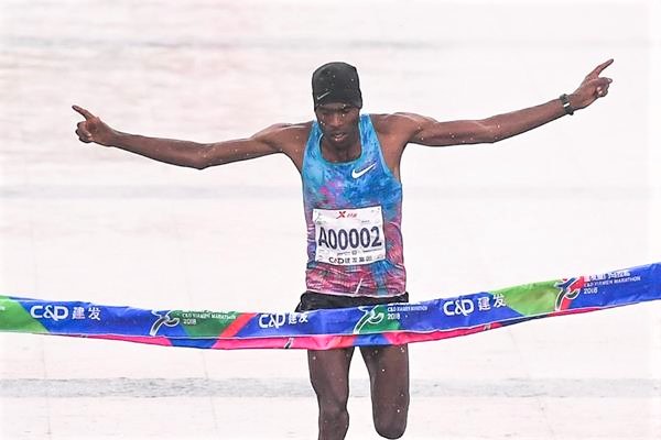 Ethiopian runners won Xiamen Marathon