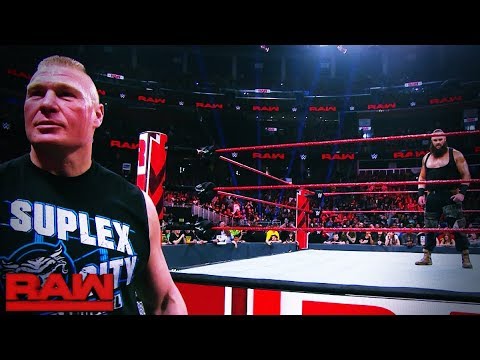 WWE रॉ रिजल्ट्स: 7 जनवरी, 2019, ब्रॉन स्ट्रोमैन और ब्रॉक लैसनर आमने सामने 5