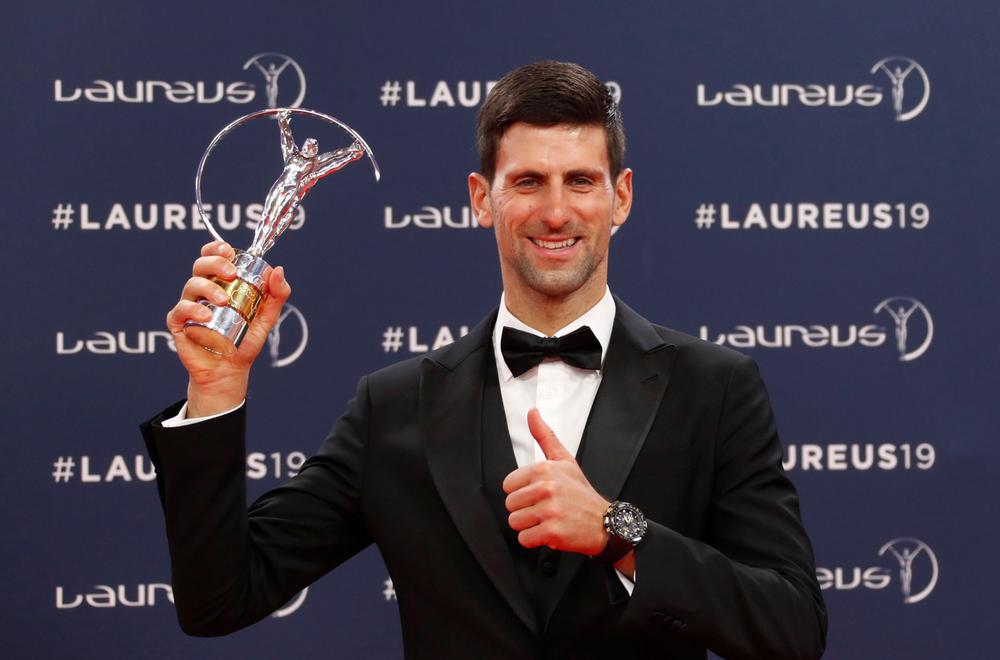 Djokovic, Bileys won Laureus Sports Award