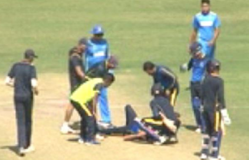 वीडियो : भारतीय टीम के इस खिलाड़ी के चेहरें पर लगी गेंद, दर्दनाक हादसे के बाद अस्पताल में भर्ती 2