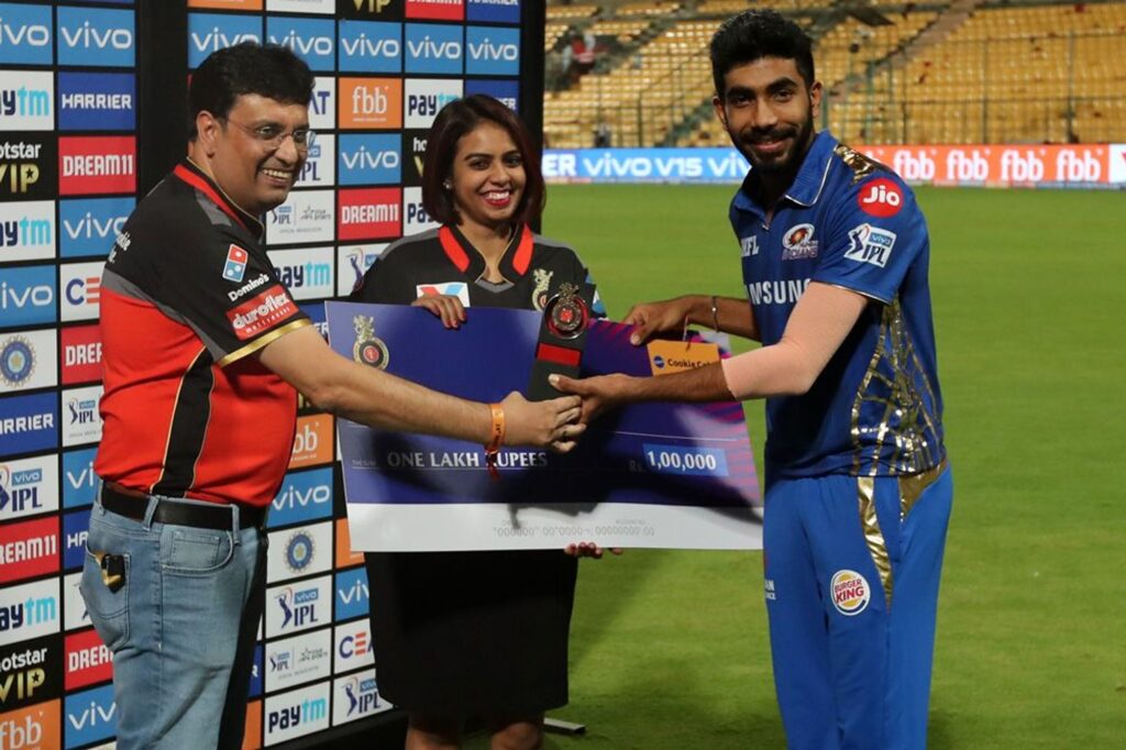 RCBvsMI : जसप्रीत बुमराह ने मुंबई की जीत के बाद बताया अपनी शानदार गेंदबाजी का राज   3