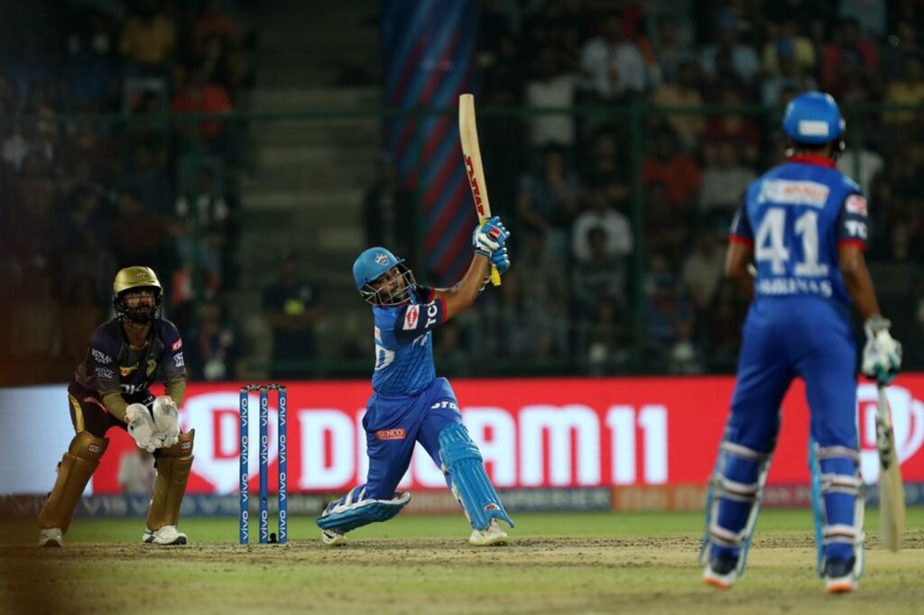 DCvsKKR : पृथ्वी शॉ की तूफ़ान में उड़ा केकेआर, सुपर ओवर में दिल्ली ने केकेआर को 3 रन से हराया 3