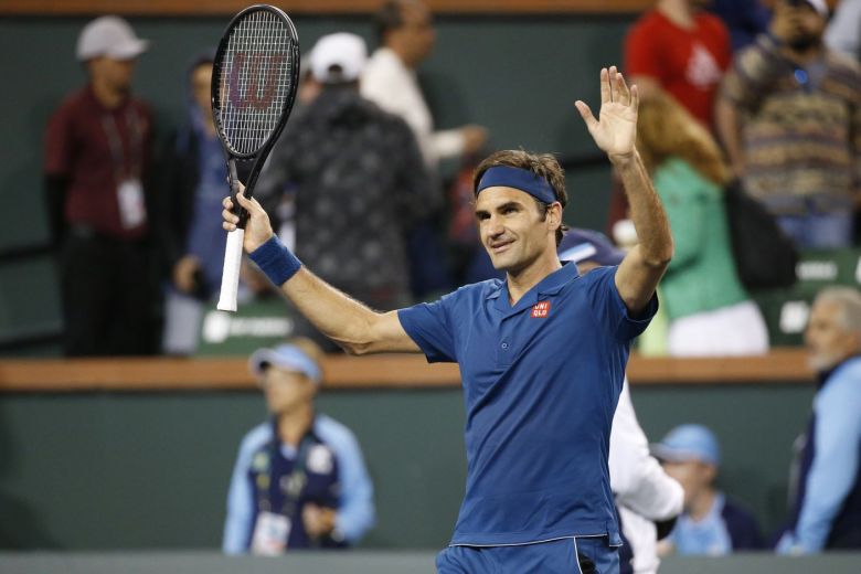 Tennis: Federer reached the quarter-finals of Indian Wells