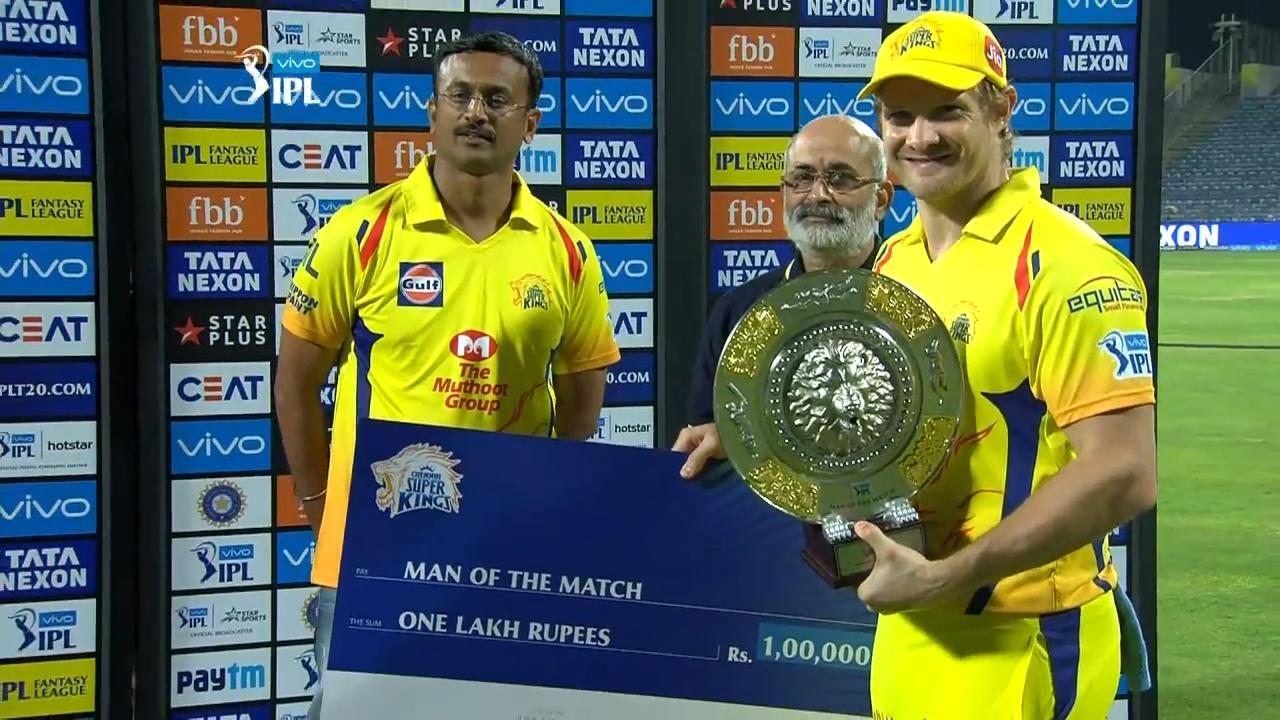 CSKvsSRH: "मैन ऑफ द मैच" शेन वॉटसन ने हैदराबाद के इस गेंदबाज की जमकर तारीफ की 7