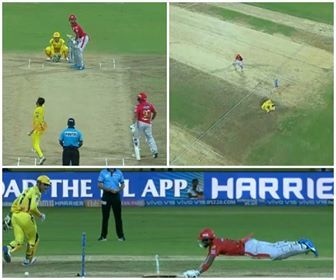 WATCH : धोनी ने स्टंप पर मारी गेंद, क्रीज से बाहर होने के बाद भी नहीं आउट हुए राहुल 6