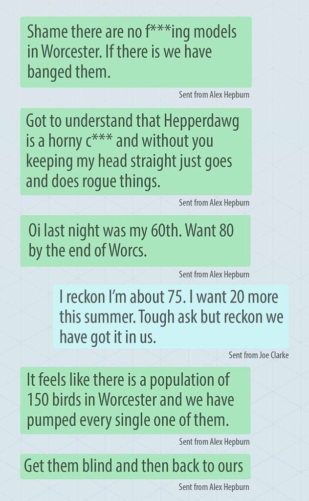 एलेक्स हेपबर्न के व्हाट्सऐप मैसेज से खुलासा, 60 महिलाओं के साथ बनाया शारीरिक संबंध 4