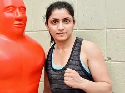 Whenever I fall into the ring, I want to live my dream of Mother: Simranjeet