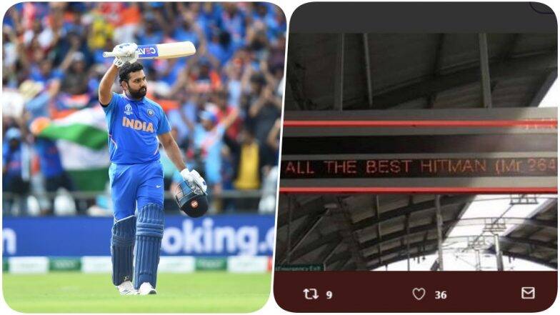 न्यूजीलैंड के खिलाफ सेमीफाइनल के लिए हैदराबाद के मैट्रो स्टेशन ने अनोखे अंदाज में दी रोहित शर्मा को शुभकामना 6