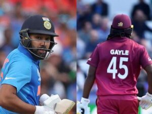 45 नंबर की जर्सी पहनने वाले क्रिस गेल और रोहित शर्मा में कौन है वनडे का बेहतर बल्लेबाज? आंकड़े दे रहे गवाही 7