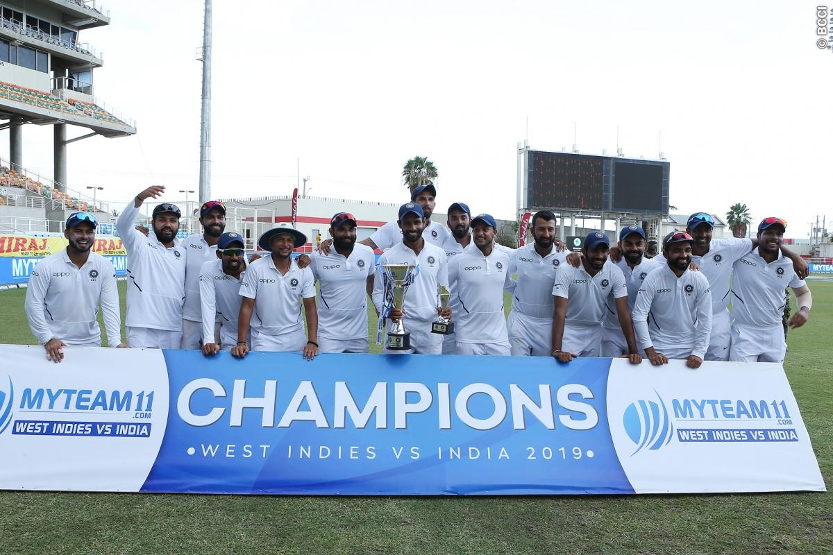 INDvsWI : भारत ने 2-0 से जीती टेस्ट सीरीज, सचिन तेंदुलकर से लेकर लक्ष्मण तक ने दी बधाई 1