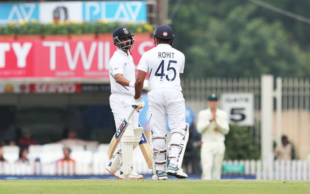 INDvsSA : रोहित शर्मा नाम के तूफ़ान के बीच आई बारिश, भारत पहले दिन 224/3 रन 4 INDvsSA : रोहित शर्मा नाम के तूफ़ान के बीच आई बारिश, भारत पहले दिन 224/3 रन 4