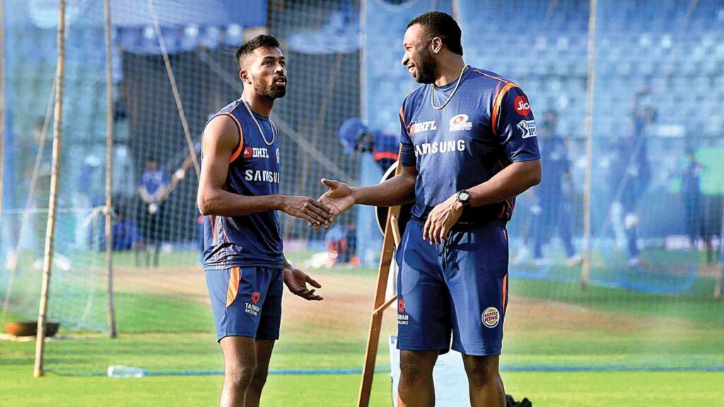 किरोन पोलार्ड से मिले हार्दिक पंड्या और क्रुनाल पंड्या, सोशल मीडिया पर पोस्ट की तस्वीर 4 किरोन पोलार्ड से मिले हार्दिक पंड्या और क्रुनाल पंड्या, सोशल मीडिया पर पोस्ट की तस्वीर 3
