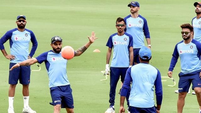 VIDEO: हैदराबाद टी20 से पहले कुछ इस नए अंदाज में ट्रेनिंग करती नजर आई भारतीय टीम 2