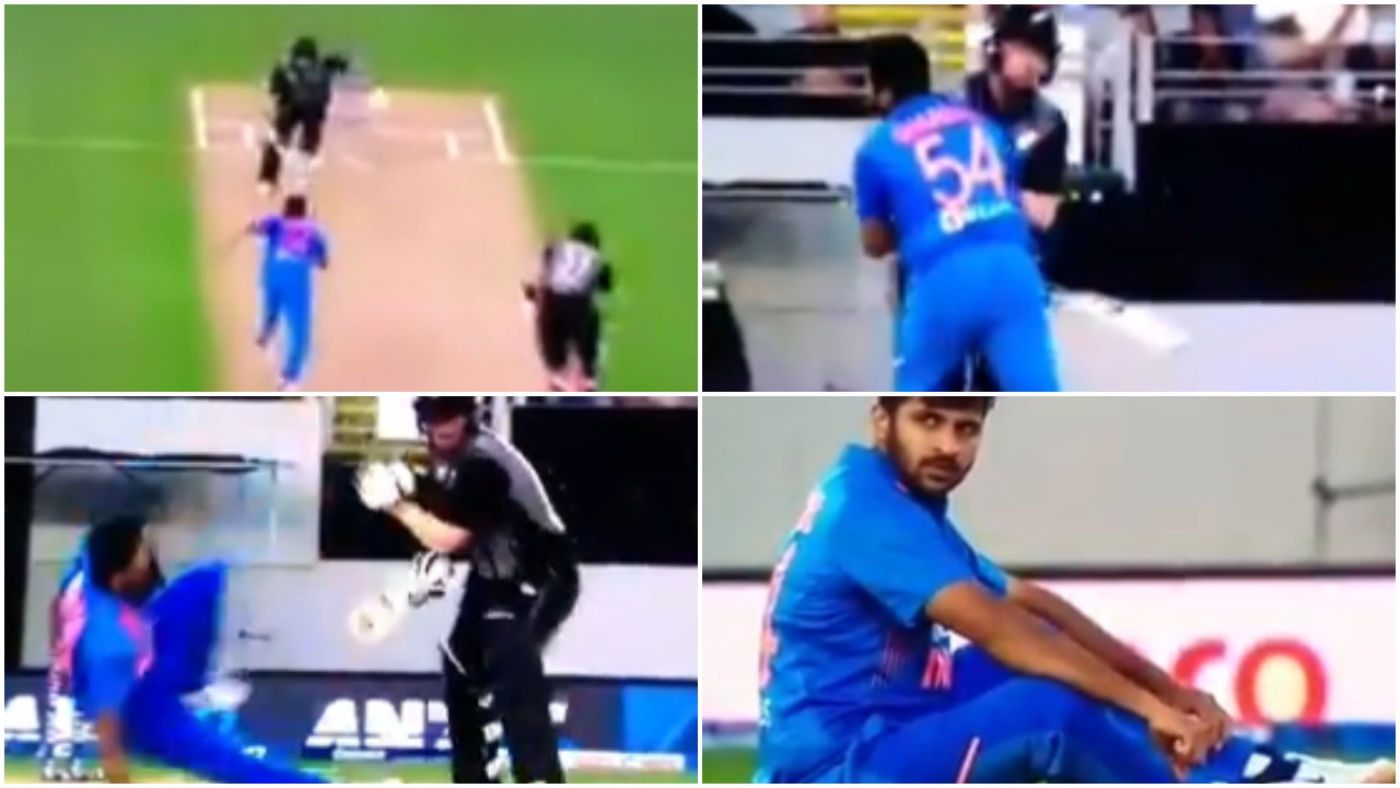 दूसरे टी20 मैच के दौरान कॉलिन मुनरो और शार्दुल ठाकुर में जबरदस्त टक्कर, देखें वीडियो 4
