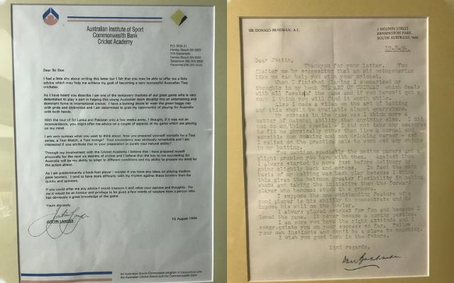 जस्टिन लैंगर ने इस समस्या के चलते 26 साल पहले डॉन ब्रैडमैन को लिखा था पत्र, अब किया खुलासा 3