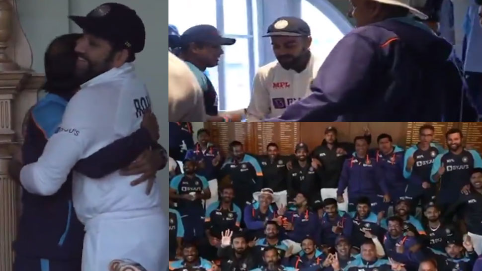 IND vs ENG: ओवल में मिली ऐतिहासिक जीत के बाद भारतीय टीम ने ऐसे मनाया ड्रेसिंग रूम में जश्न, बीसीसीआई ने शेयर किया वीडियो 2